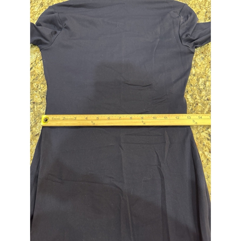 SUSANA MONACO Slimming Bodycon High Low Dress Size Small NWT Black Square Neck - Picture 9 of 12